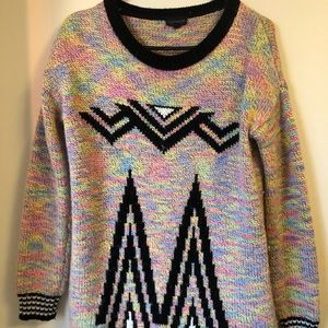 TopShop Rainbow Sweater